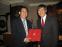 2012年06月12日蔣偉寧部長宴請美國馬里蘭大學校長Prof. Wallace Loh一行9人。